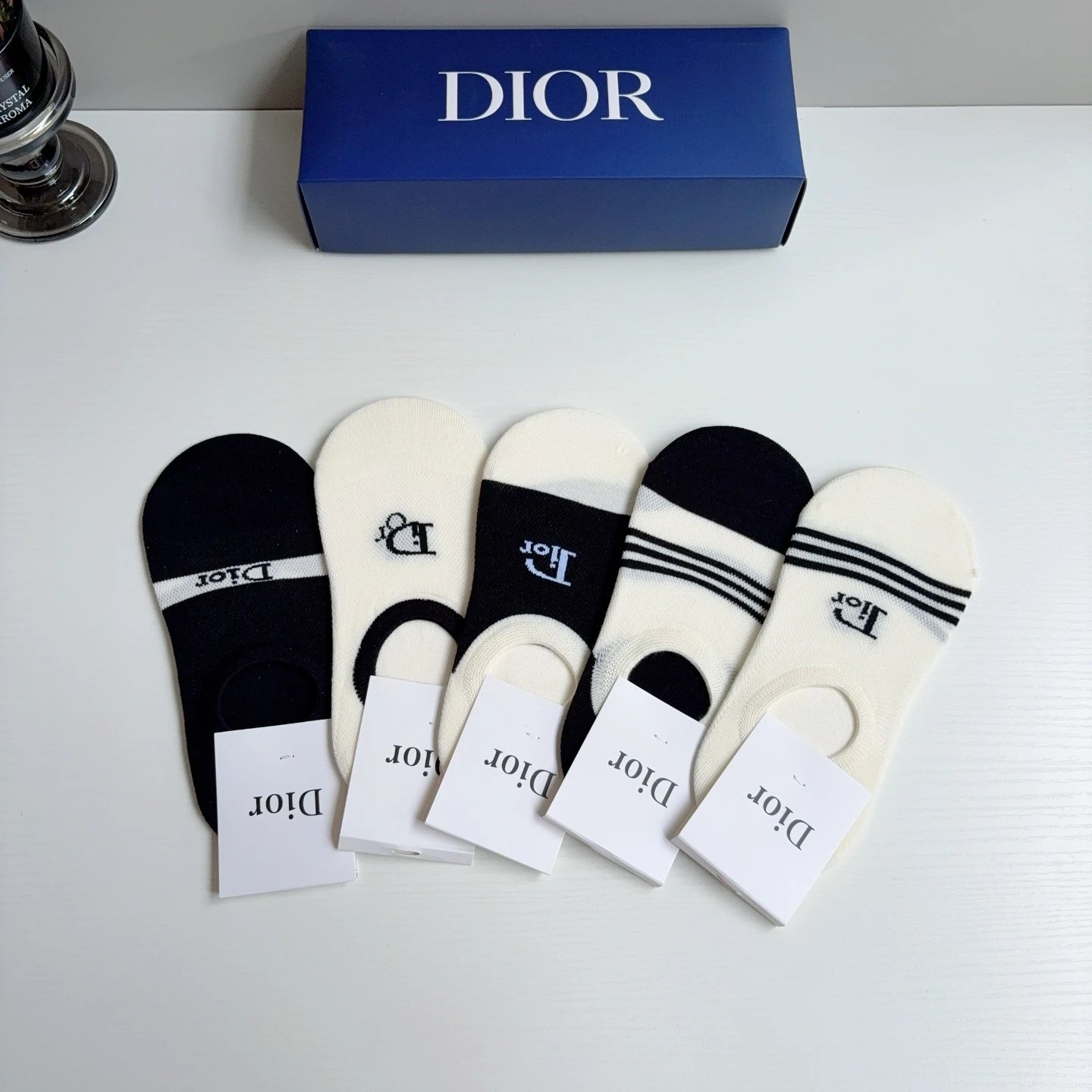 Dior No-Show Socks Ver.A — QC