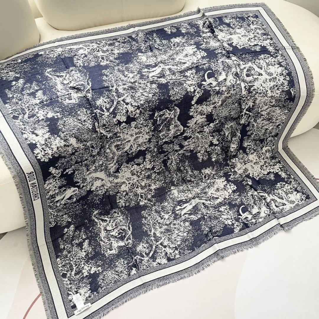 Dior Wool Silk Shawl Ver.A — QC