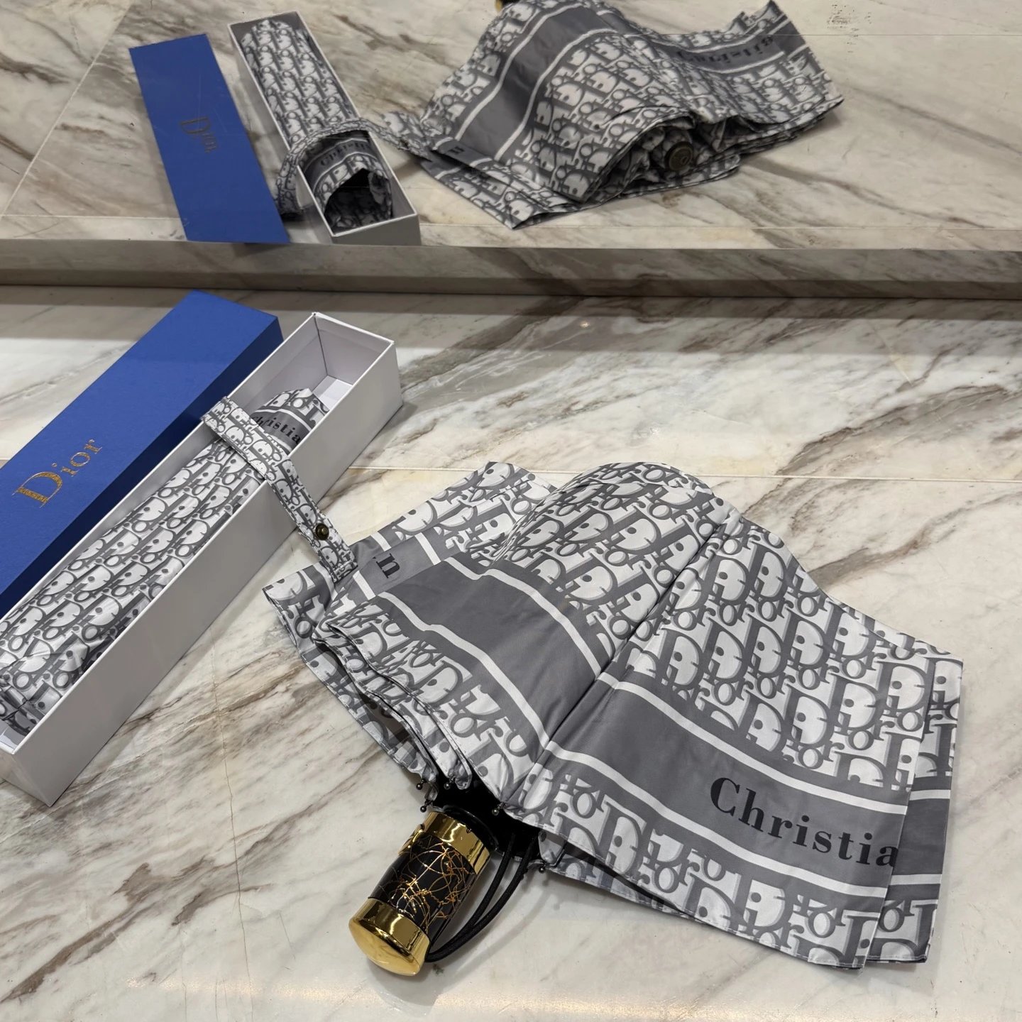 Dior UV Protection Folding Umbrella Ver.F — QC
