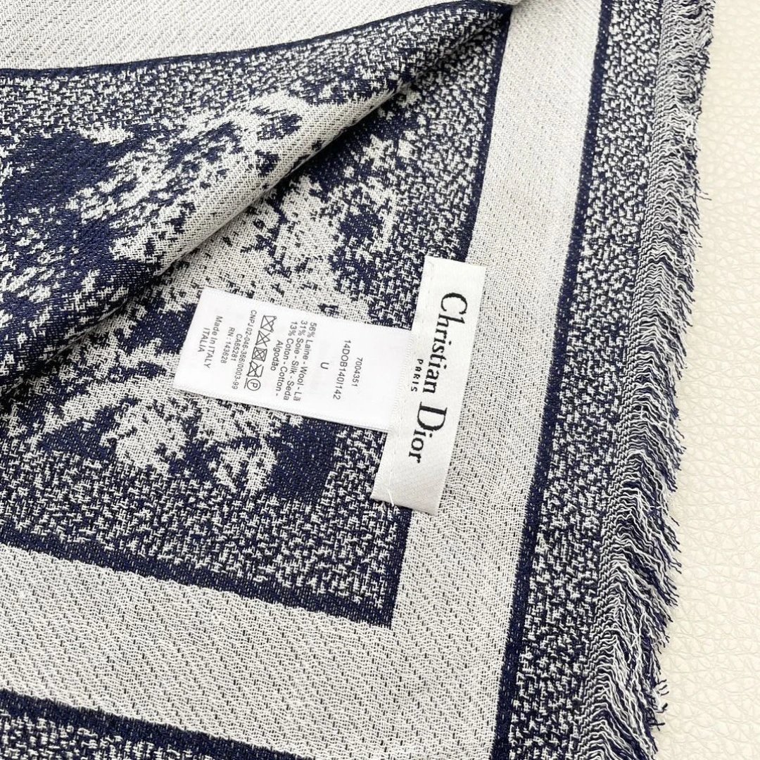 Dior Wool Silk Shawl Ver.A — QC