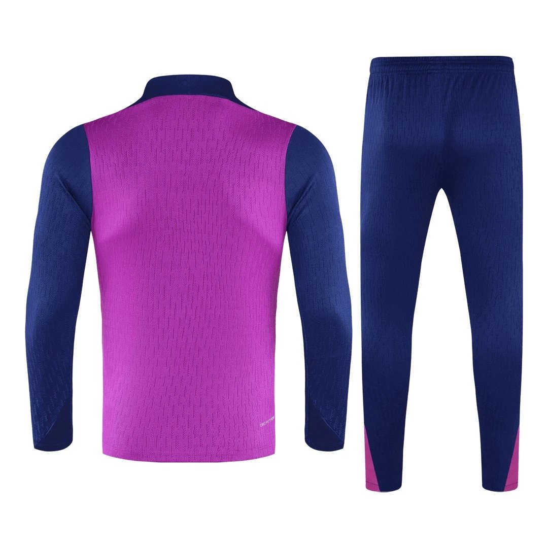 Barcelona 2025 1 4 Zip Tracksuit 26 Kids Purple — Photo 2