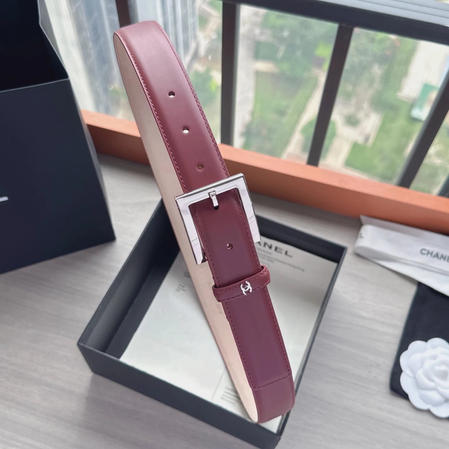 Chanel Leather Reversible Belt Ver.H — photo 4