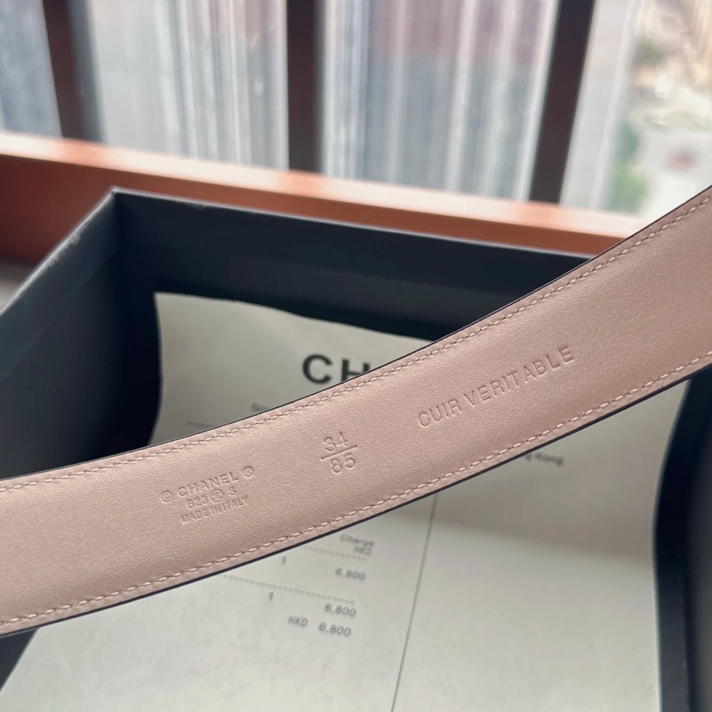 Chanel Leather Reversible Belt Ver.H — photo 8