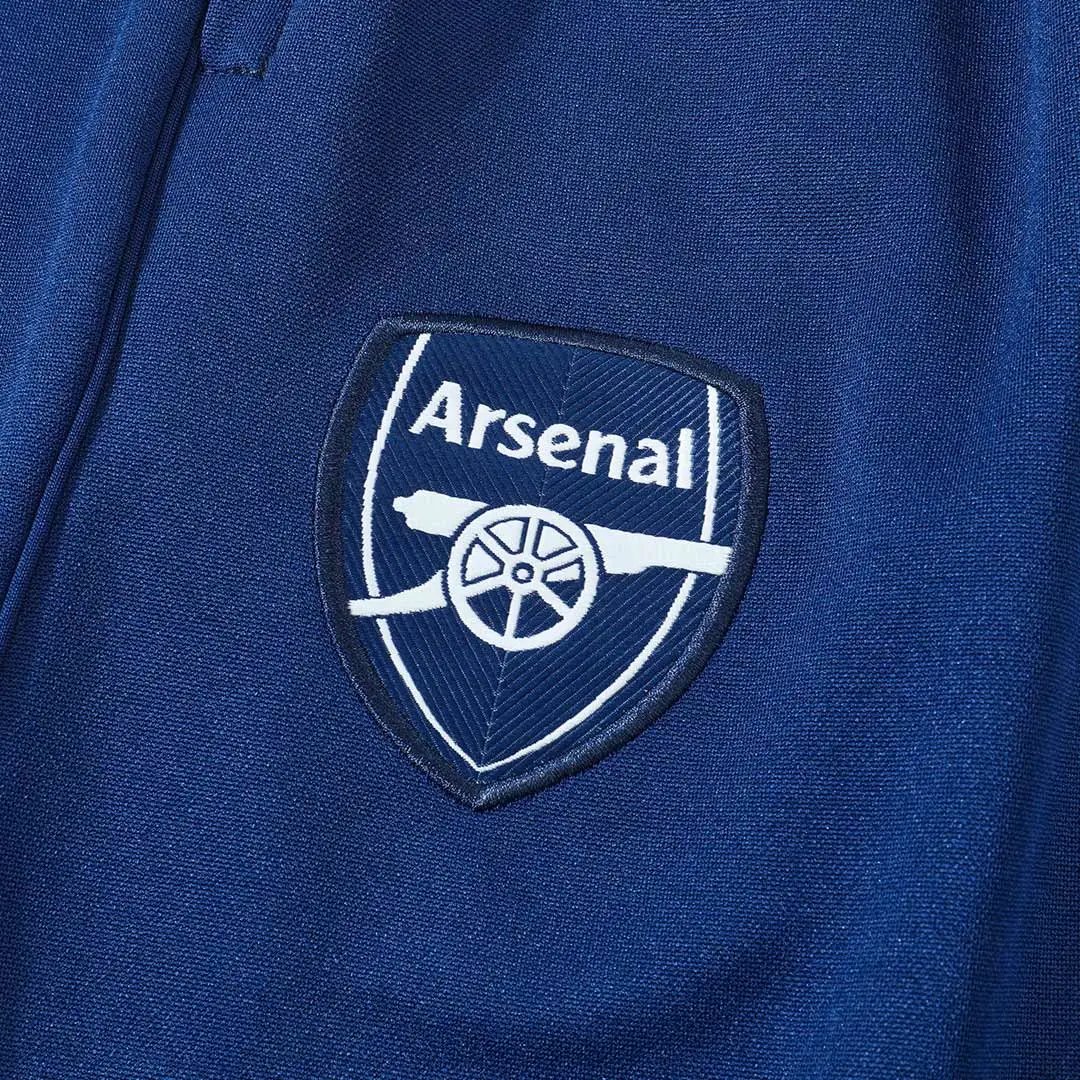 Arsenal 2025 1 4 Zip Tracksuit 26 Kids Green — Zdjęcie 12