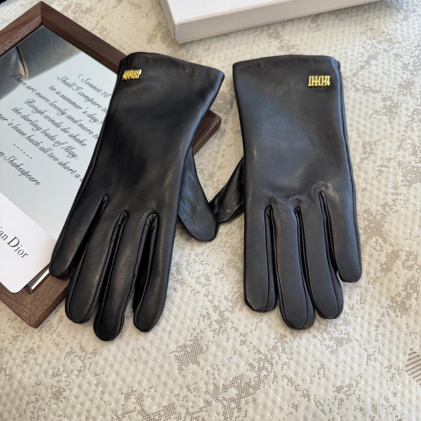 Dior Lambskin Cashmere Gloves Ver.A — Photo 8