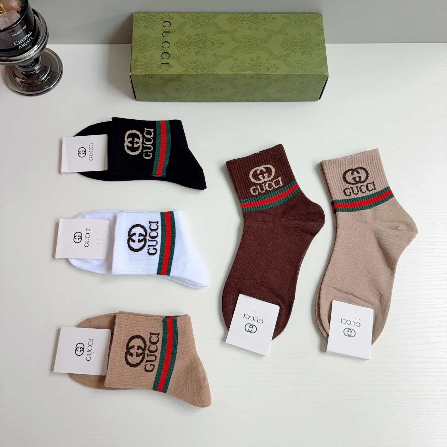 Gucci Crew Cotton Socks Ver.A — photo 7