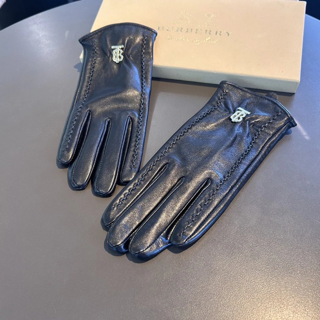 Burberry Lambskin Thermal Gloves Ver.C — QC