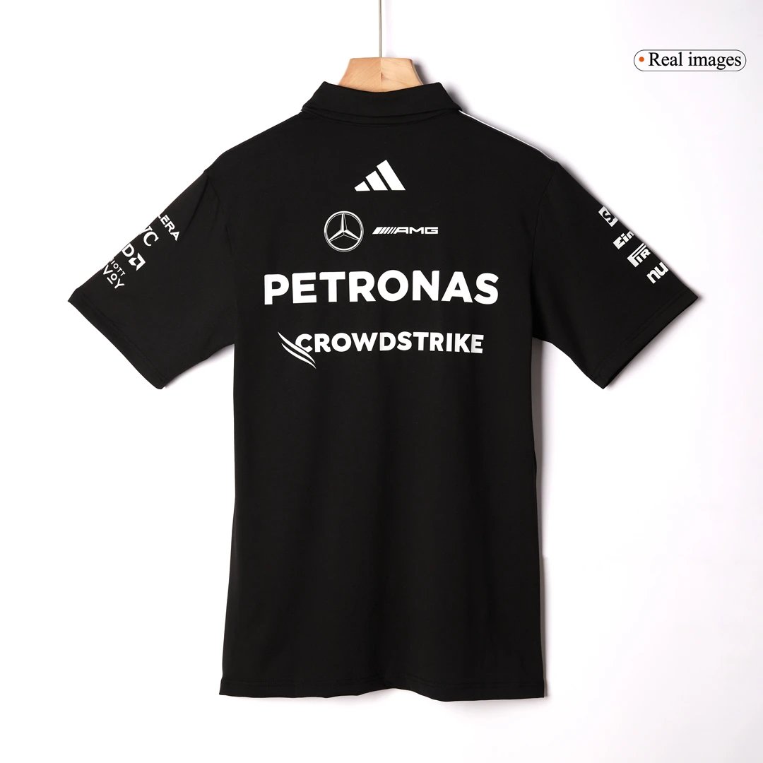 Mercedes AMG Petronas F1 2025 Team Polo Black — photo 6
