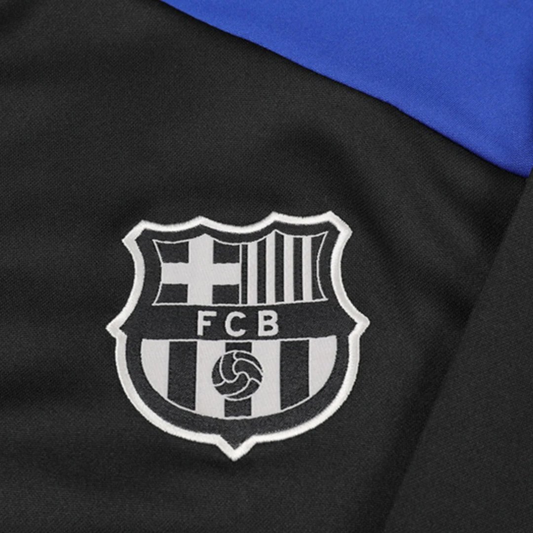 Barcelona 1 4 Zip Tracksuit 2024 25 Black — photo 11