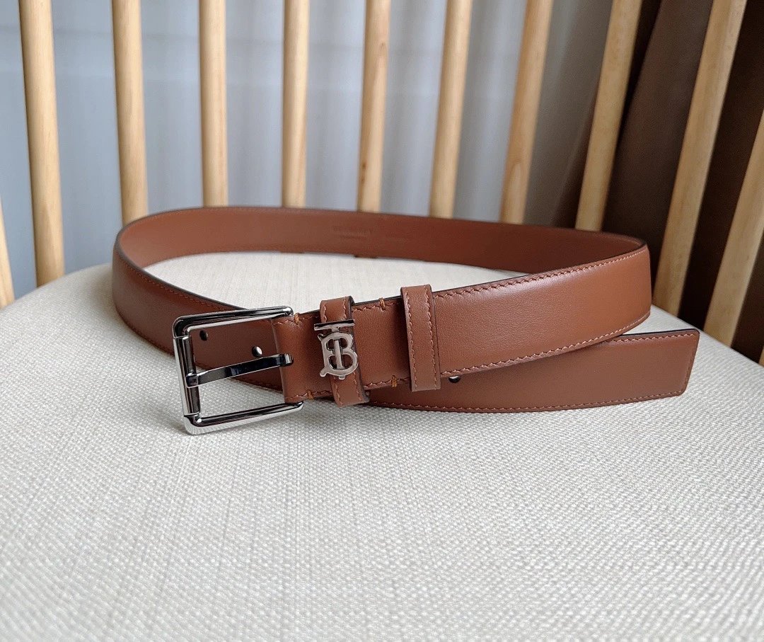 Burberry Leather Belt Ver.C — Zdjęcie 4