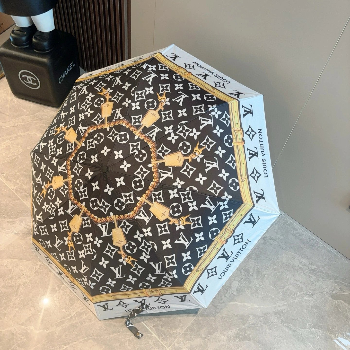 Louis Vuitton UV Protection Folding Umbrella Ver.H — QC