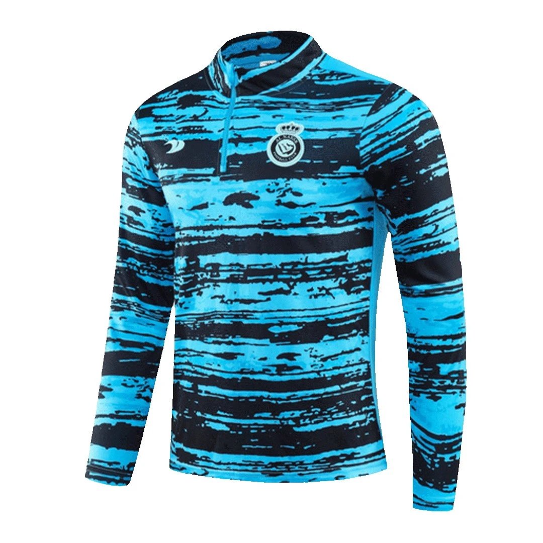 Al Nassr 1 4 Zip Tracksuit 2023 Kids Blue — photo 3