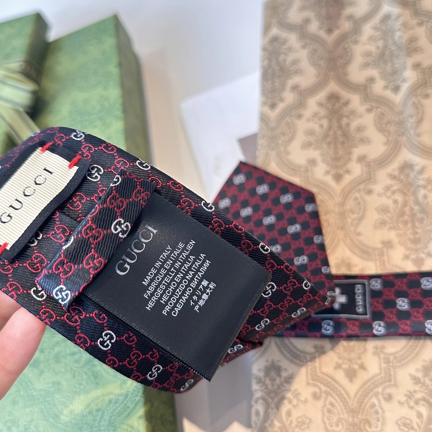 Gucci Silk Tie Ver.M — Zdjęcie 6