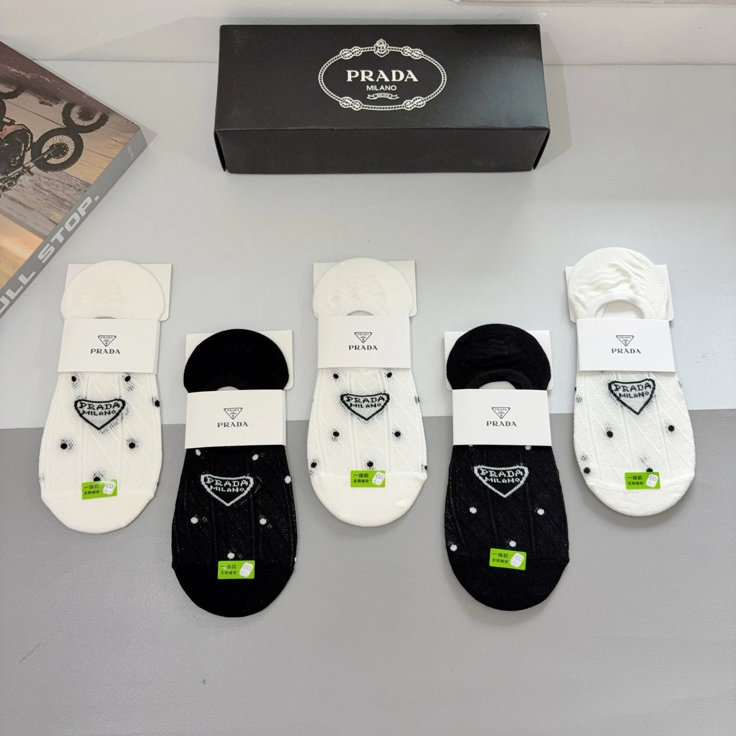 Prada No-Show Socks — Zdjęcie 6