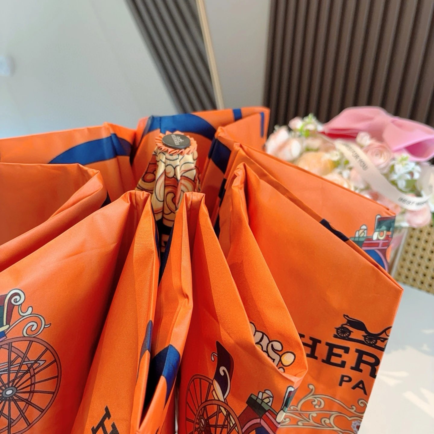 Hermes UV Protection Folding Umbrella Ver.I — Photo 5