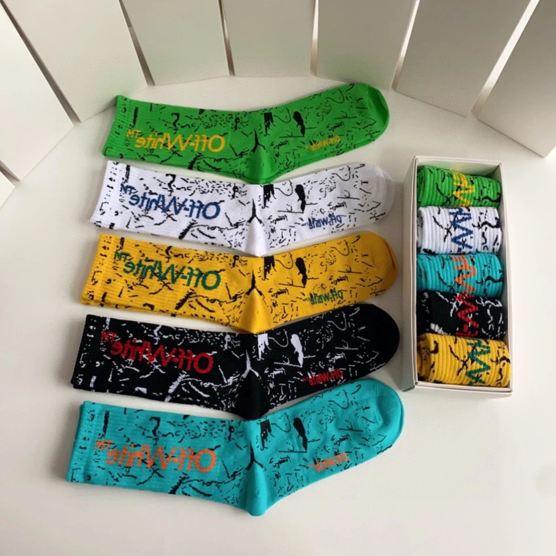 Off-White Crew Socks 5-Pair Box Ver.A — photo 8