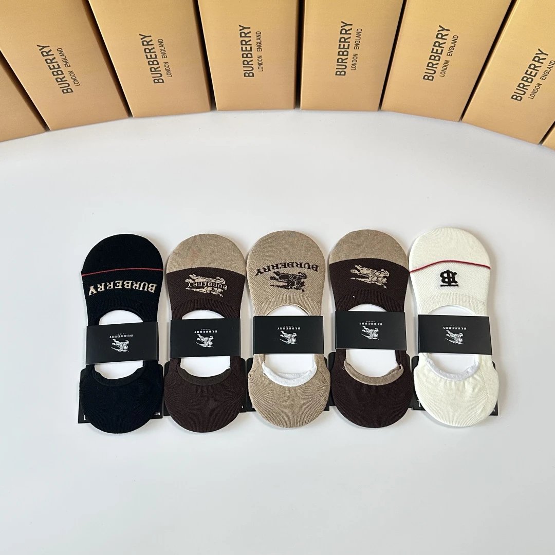 Burberry No-Show Socks Ver.A — Photo 9