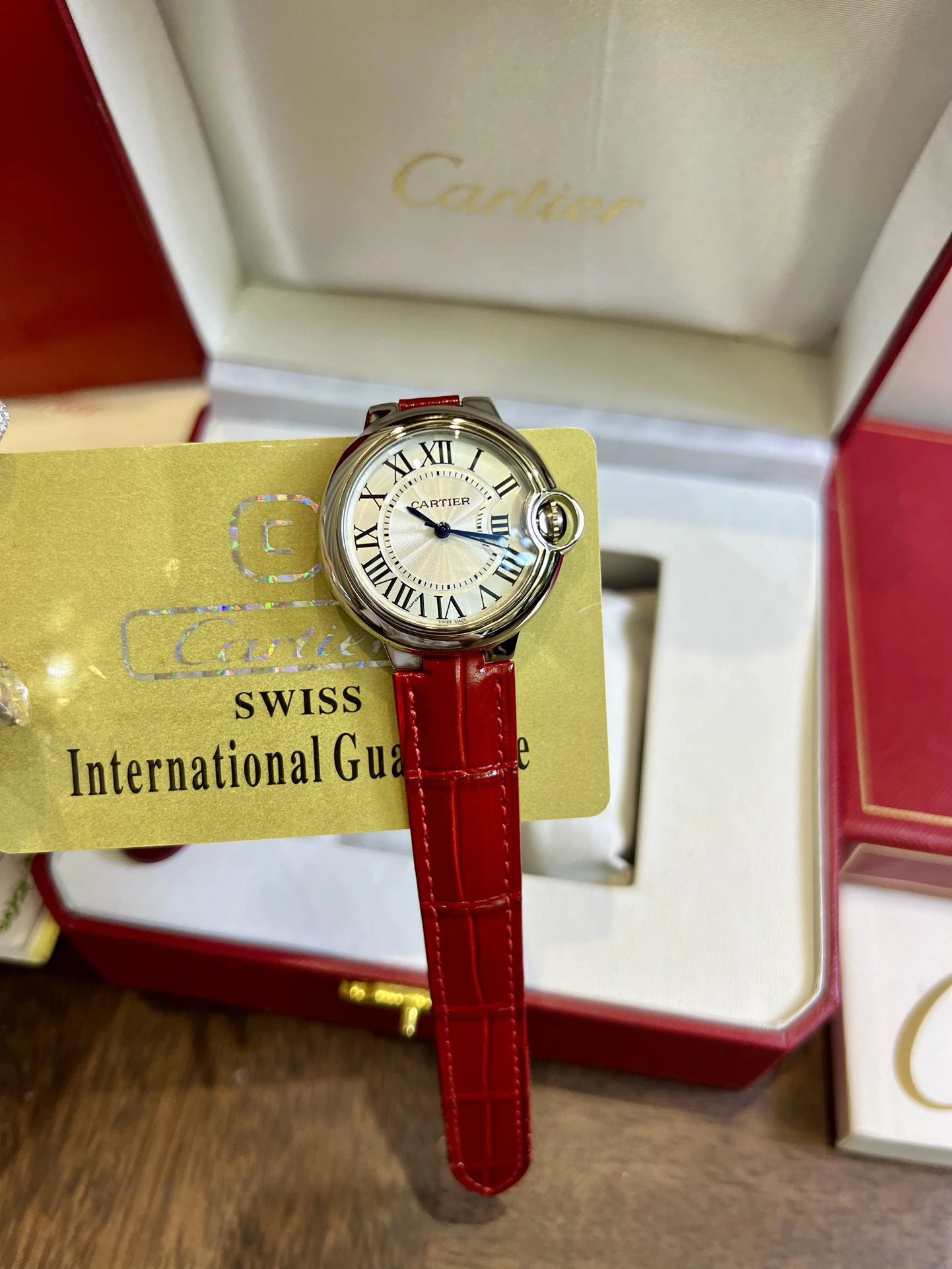 Cartier Ballon Bleu Automatic Ladies Watch 32mm — photo 4