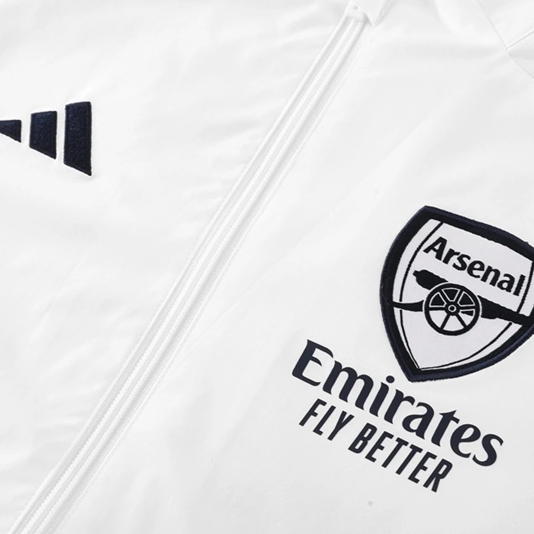 Arsenal 2025 Windbreaker Jacket 26 White — Zdjęcie 7