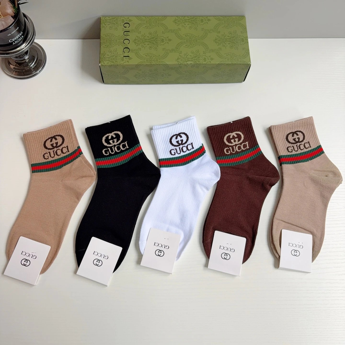 Gucci Crew Cotton Socks Ver.A — photo 2