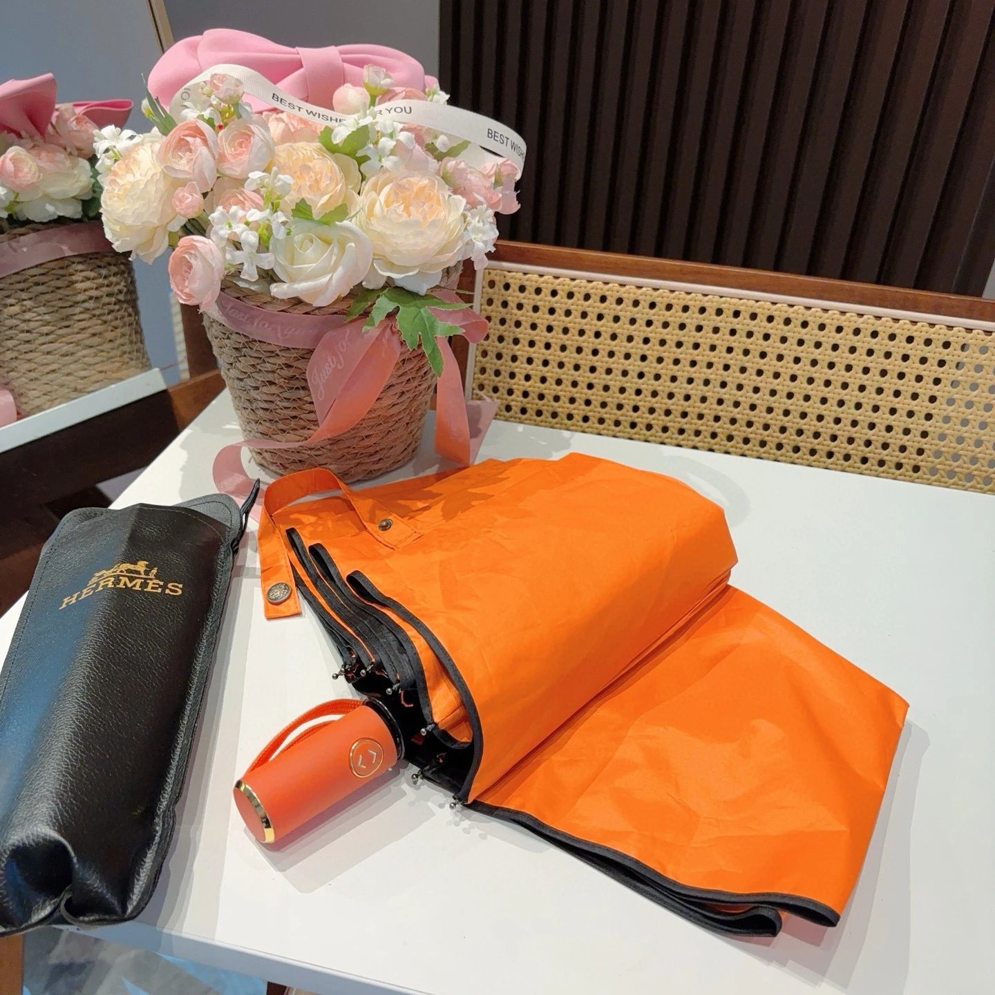 Hermes UV Protection Folding Umbrella Ver.B — Photo 6