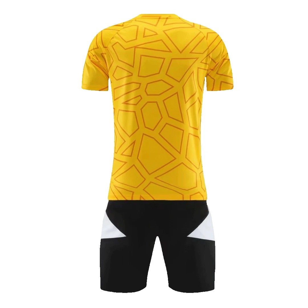 Customize Team Jersey Kit Shirt Short Yellow AD820 — Photo 2
