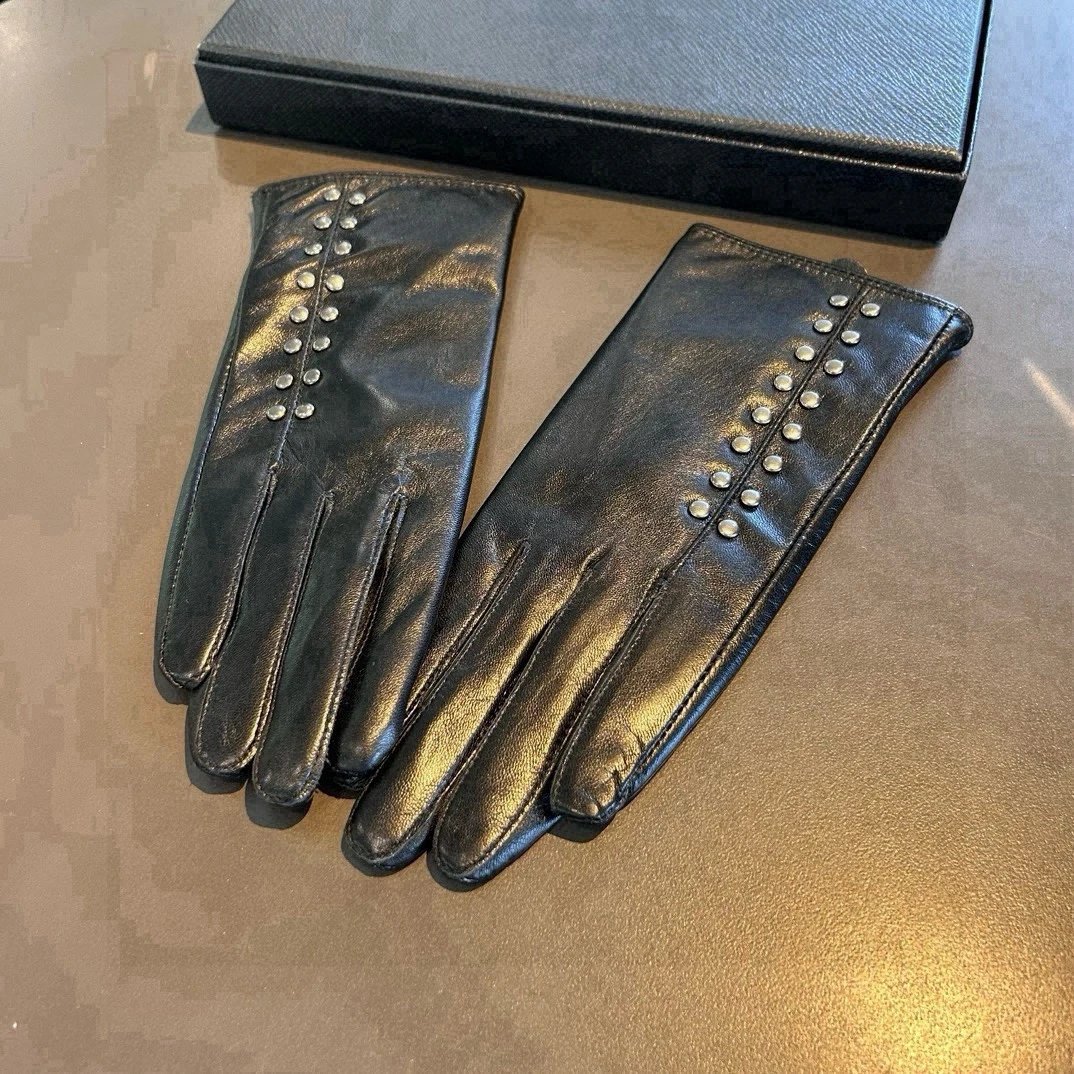 Chrome Hearts Lambskin Cashmere Gloves Ver.D — Photo 5