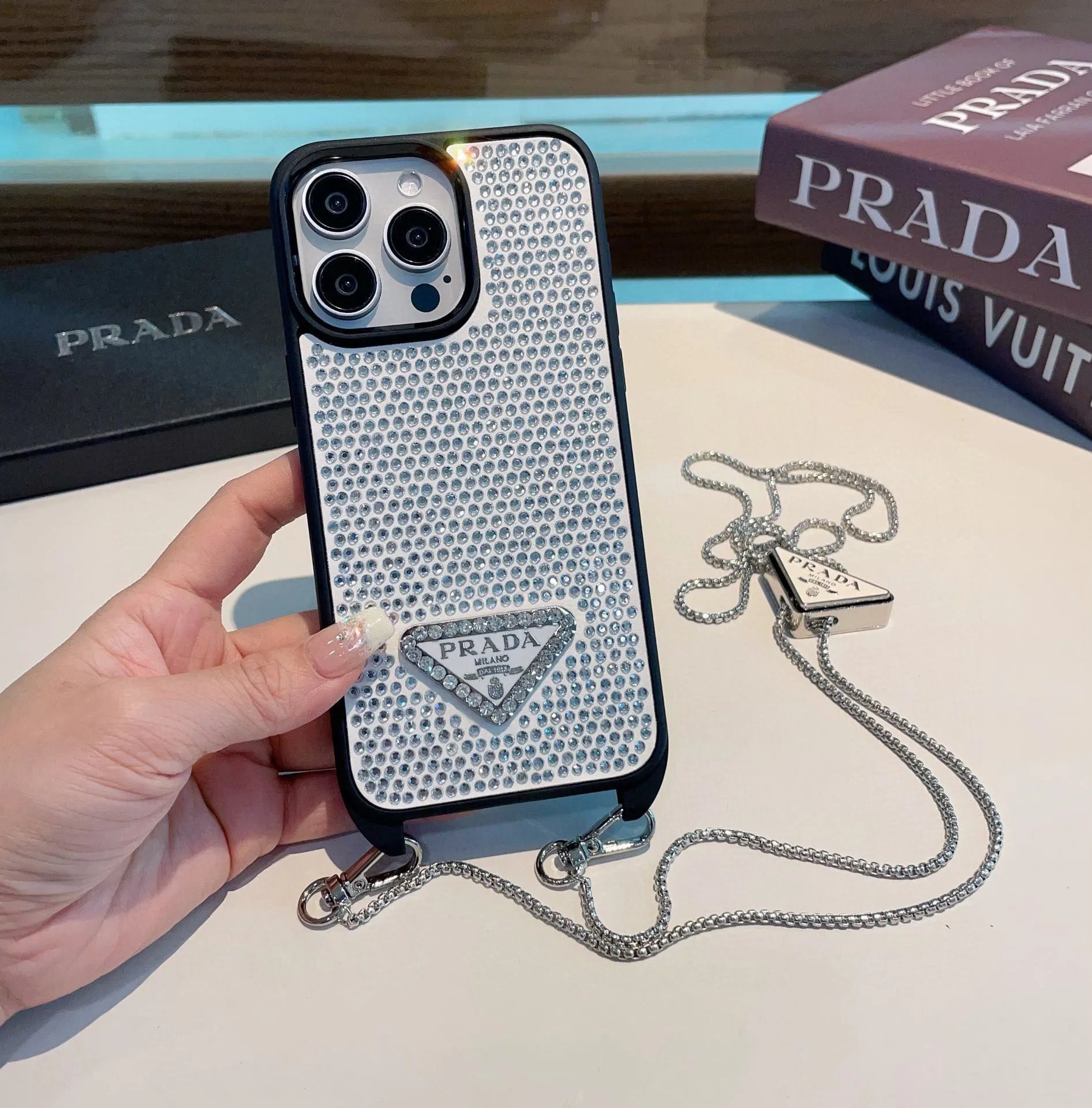 Prada Crossbody Strap Phone Case Ver.B — QC
