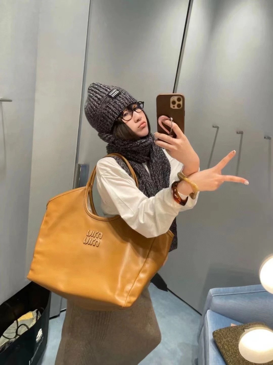 Miu Miu Scarf & Hat Set Ver.A — Photo 2