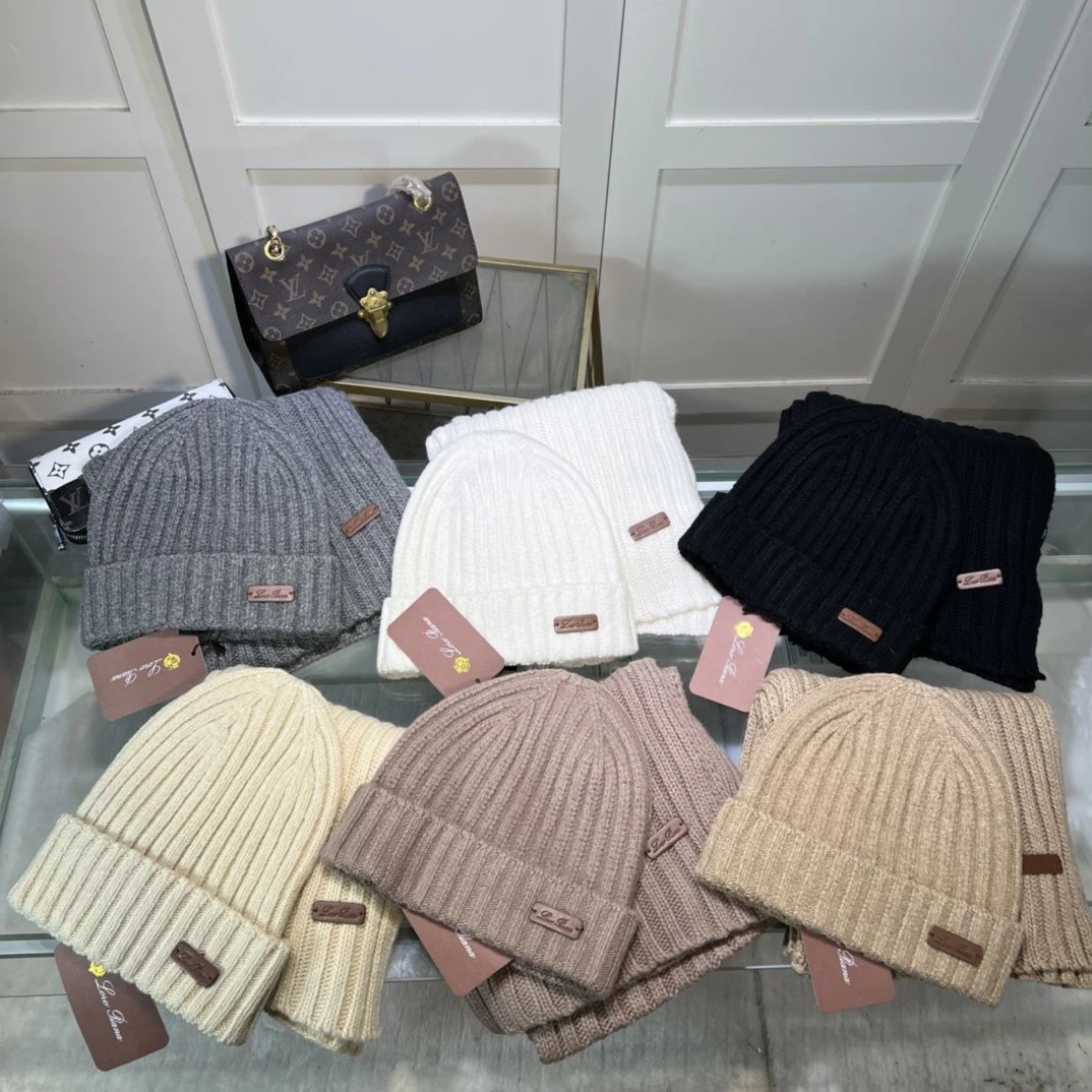 Loro Piana Scarf & Hat Set Ver.G — Zdjęcie 9