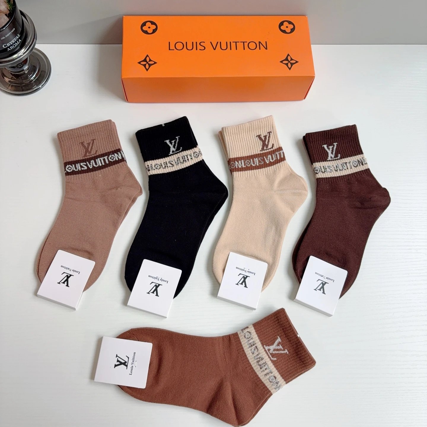 Louis Vuitton Crew Cotton Socks Ver.B — photo 6