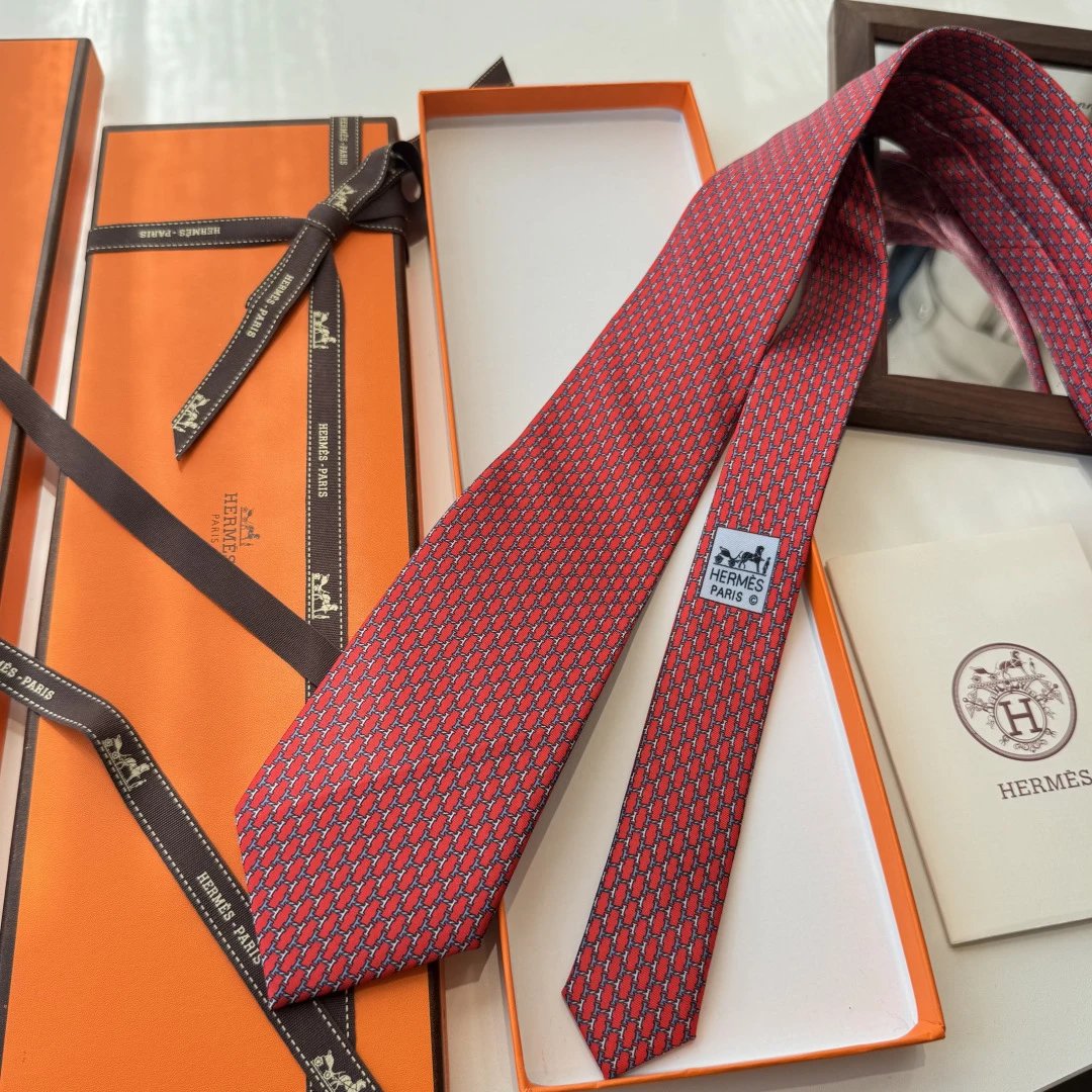 Hermes Silk Tie Ver.S — Photo 5