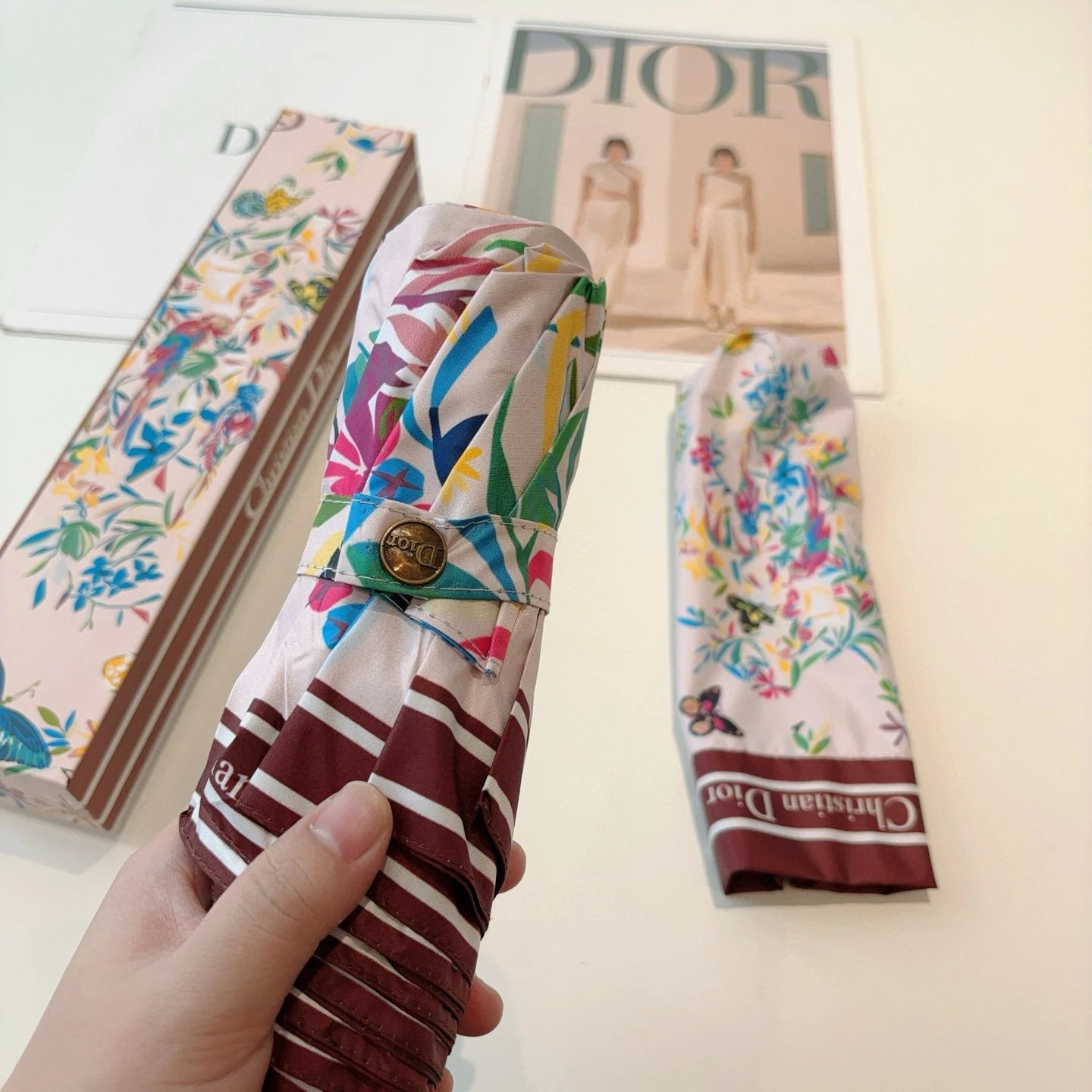 Dior UV Protection Folding Umbrella Ver.M — Zdjęcie 3