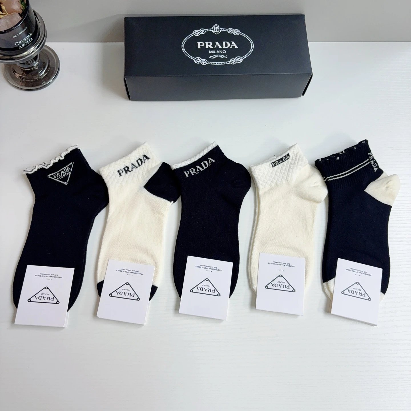 Prada Cotton Socks Ver.A — Zdjęcie 2