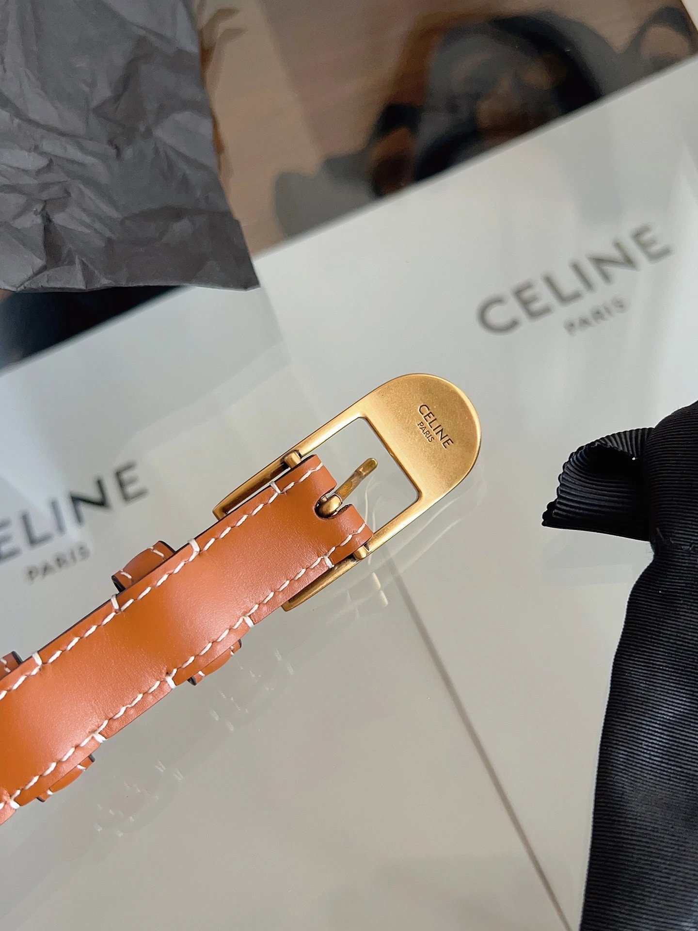 Celine Leather Belt Ver.D — photo 9