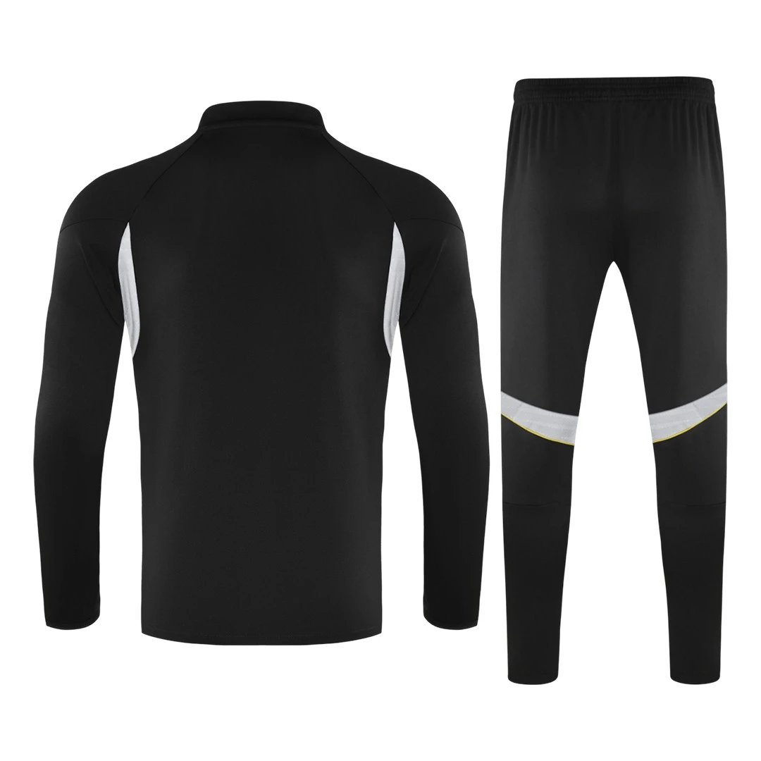 Real Madrid 1 4 Zip Tracksuit 2025 26 Black — photo 2