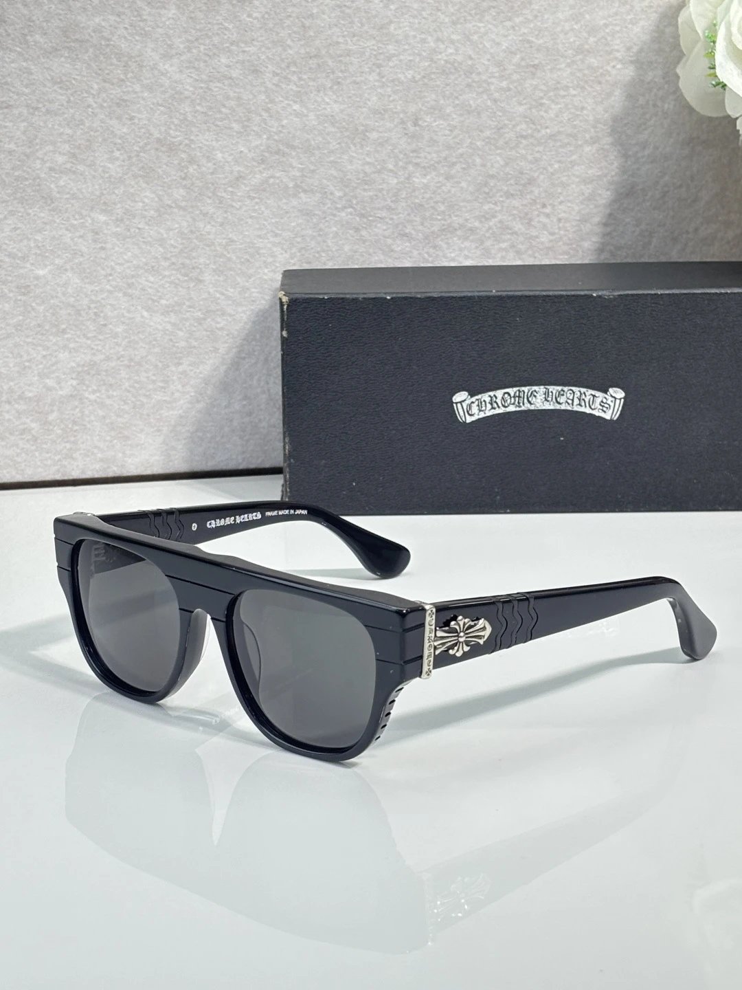 Chrome Hearts JACKTASTIC Sunglasses 55-19-148 — QC