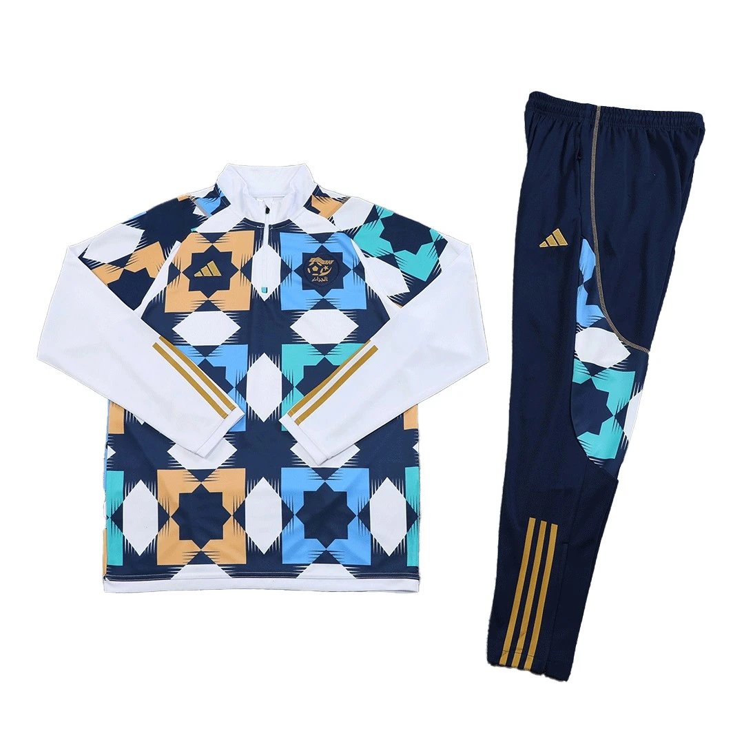 Algeria 2022 1 4 Zip Tracksuit 23 White — Photo 16