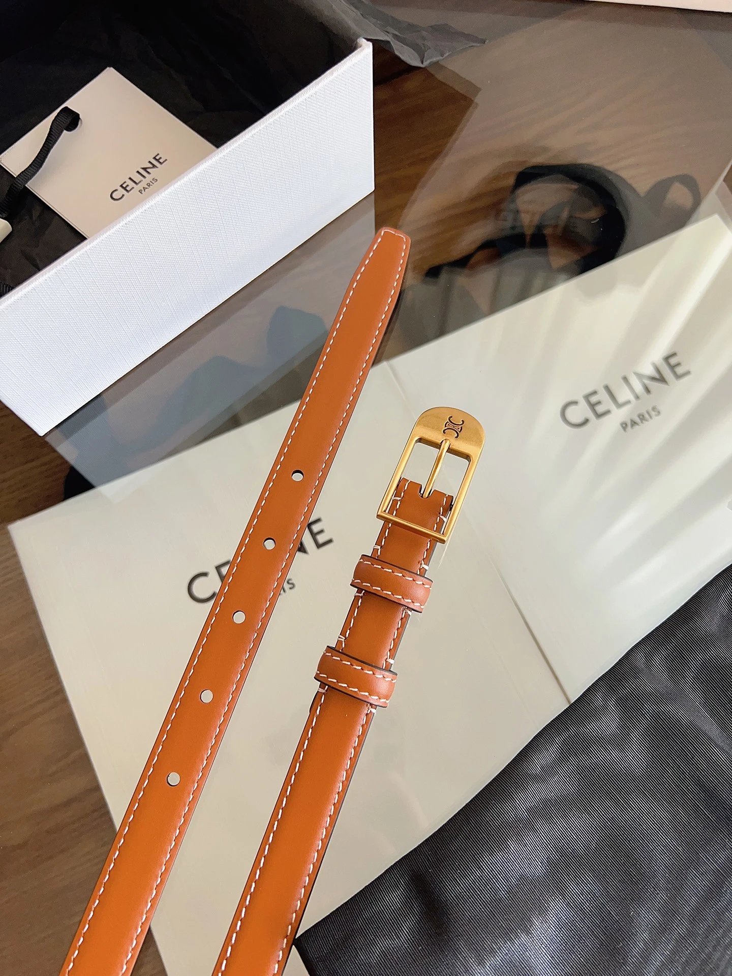 Celine Leather Belt Ver.D — photo 4