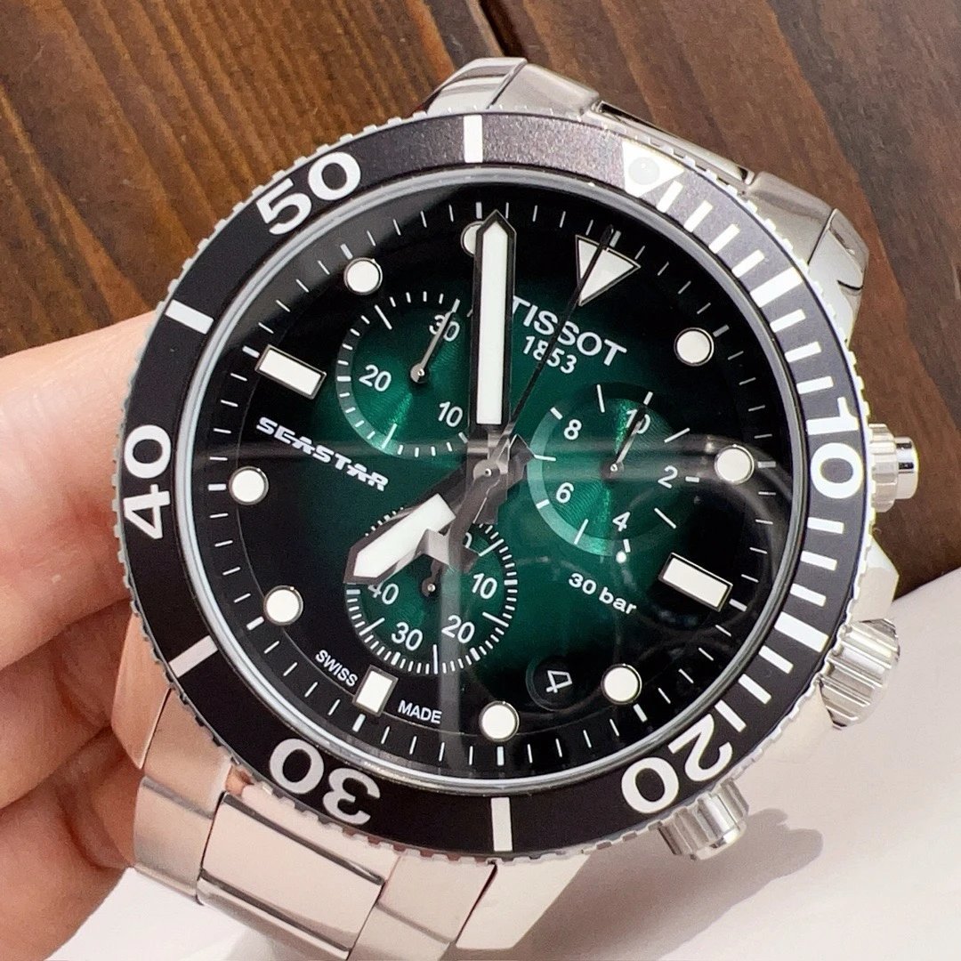 Tissot T120 Seastar Chrono Automatic Watch 45mm — photo 2