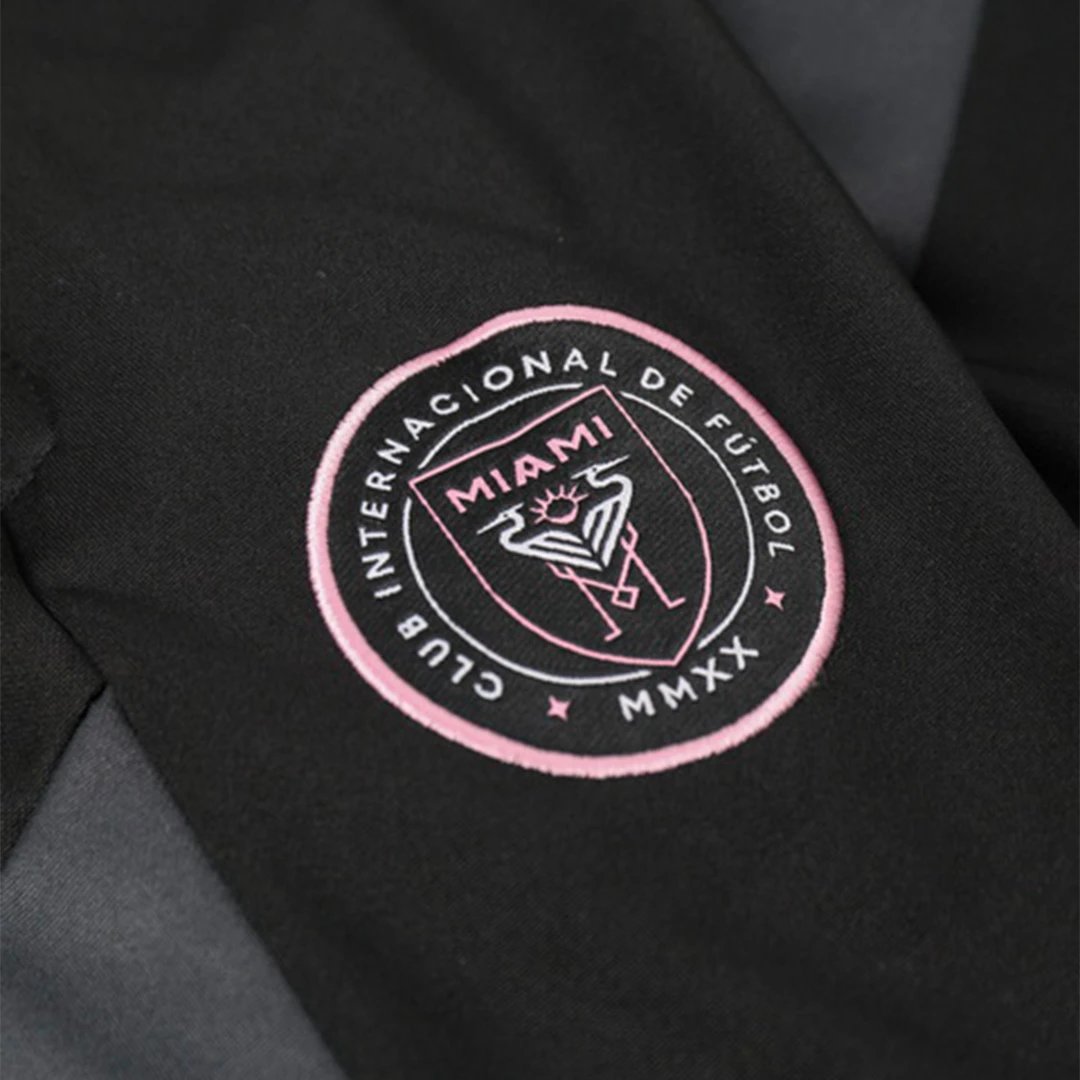 Inter Miami 2023 CF 1 4 Zip Tracksuit 24 Kids Black — Photo 9