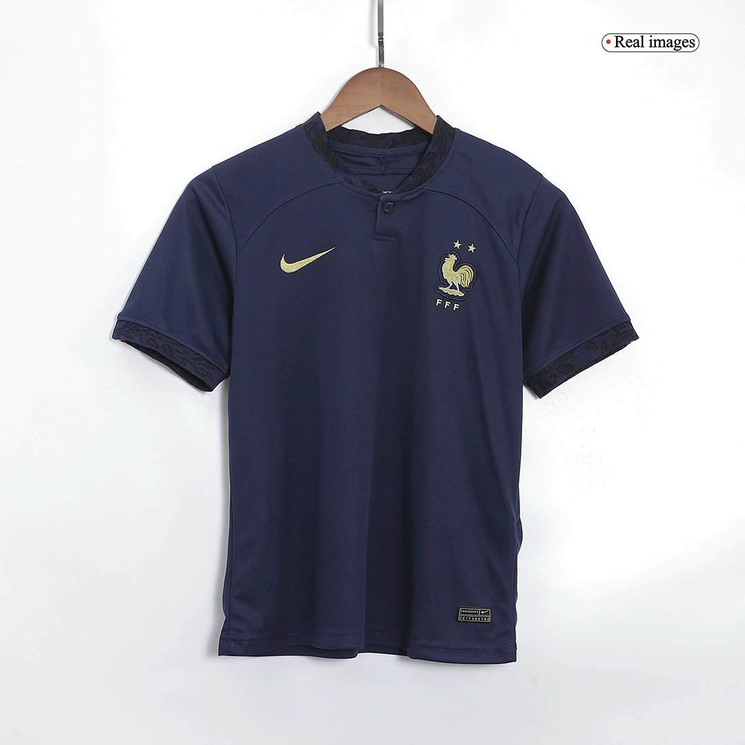 France 2022 Home Jersey - Kids — Photo 2