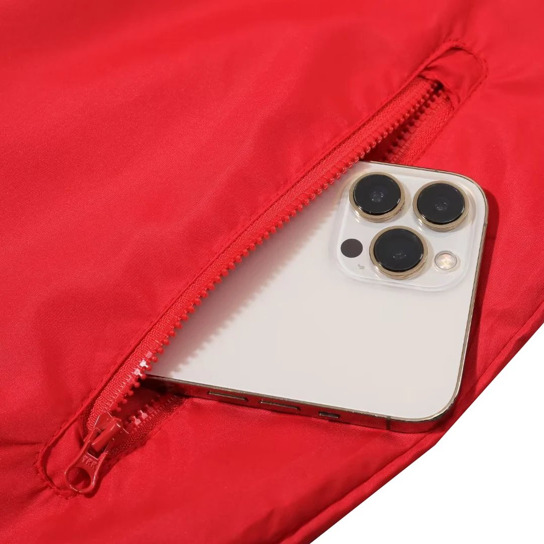 AC Milan Hoodie Windbreaker Jacket 2023 24 Black Red — photo 11