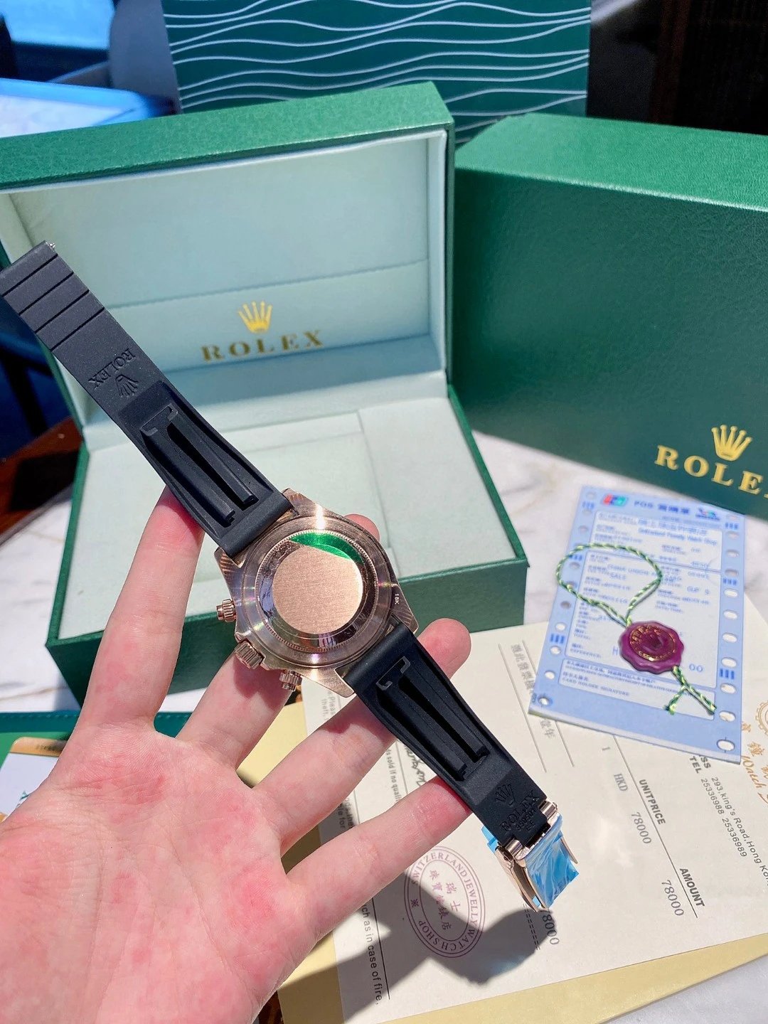Rolex Daytona Black Automatic Watch — photo 6