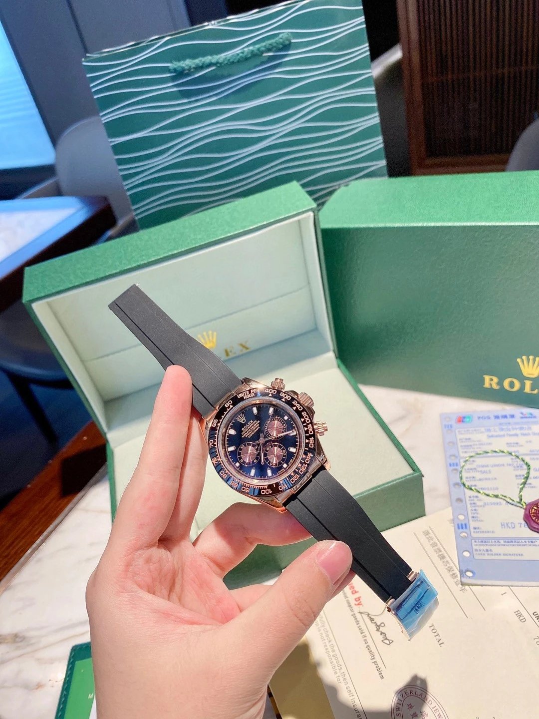 Rolex Daytona Black Automatic Watch — photo 3
