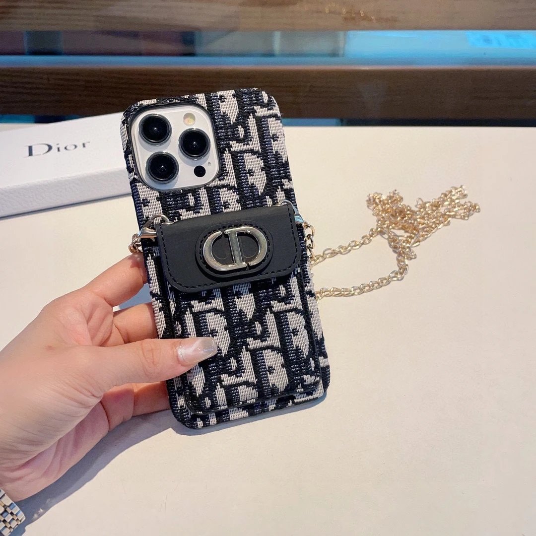 Dior Crossbody Strap Phone Case Ver.A — QC
