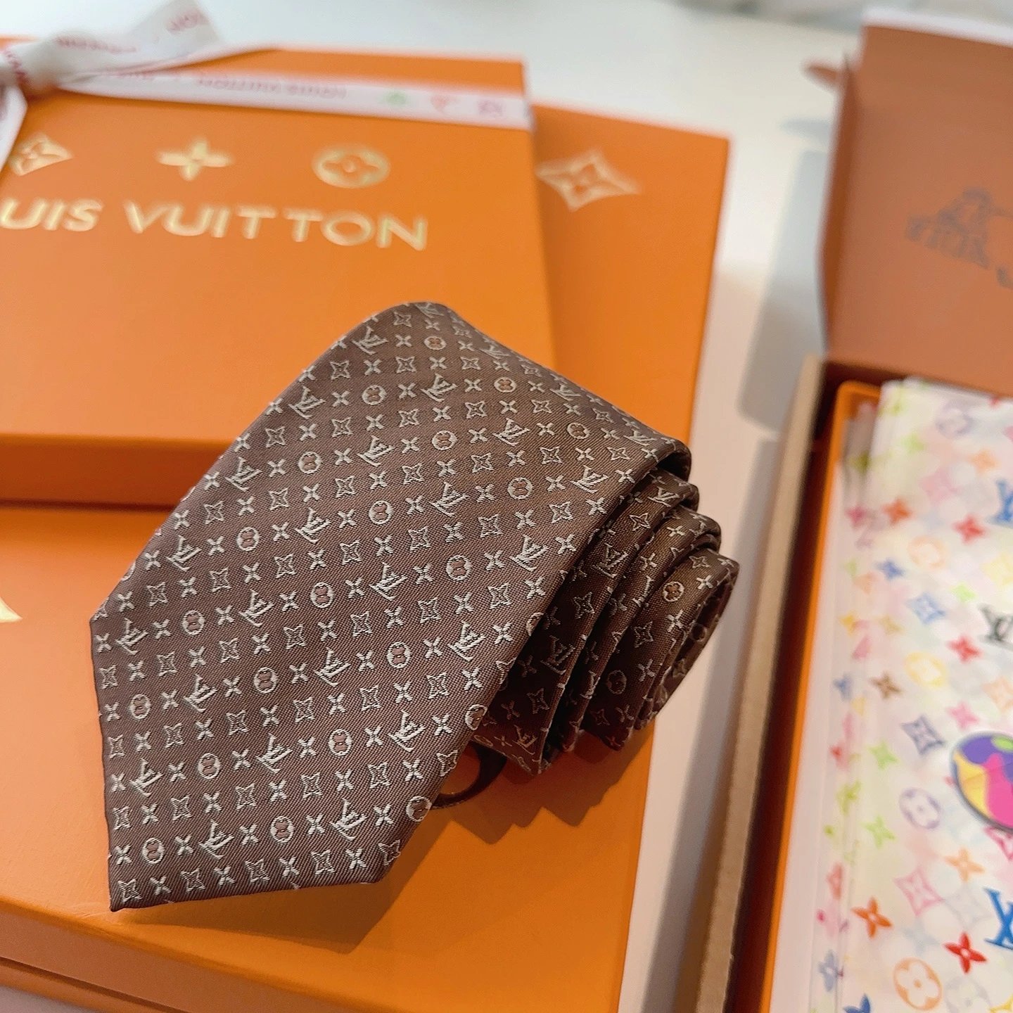Louis Vuitton Silk Tie Ver.K — Photo 6