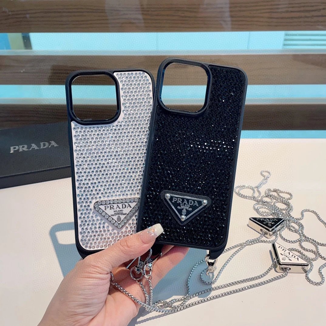 Prada Crossbody Strap Phone Case Ver.A — QC