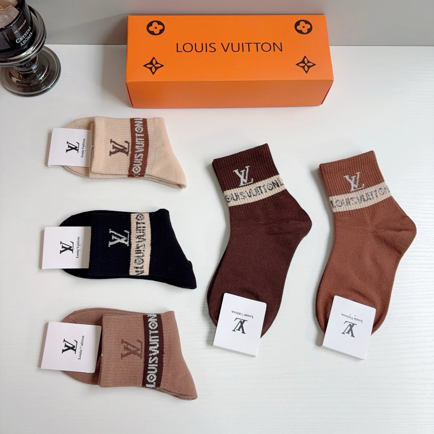 Louis Vuitton Crew Cotton Socks Ver.B — photo 9