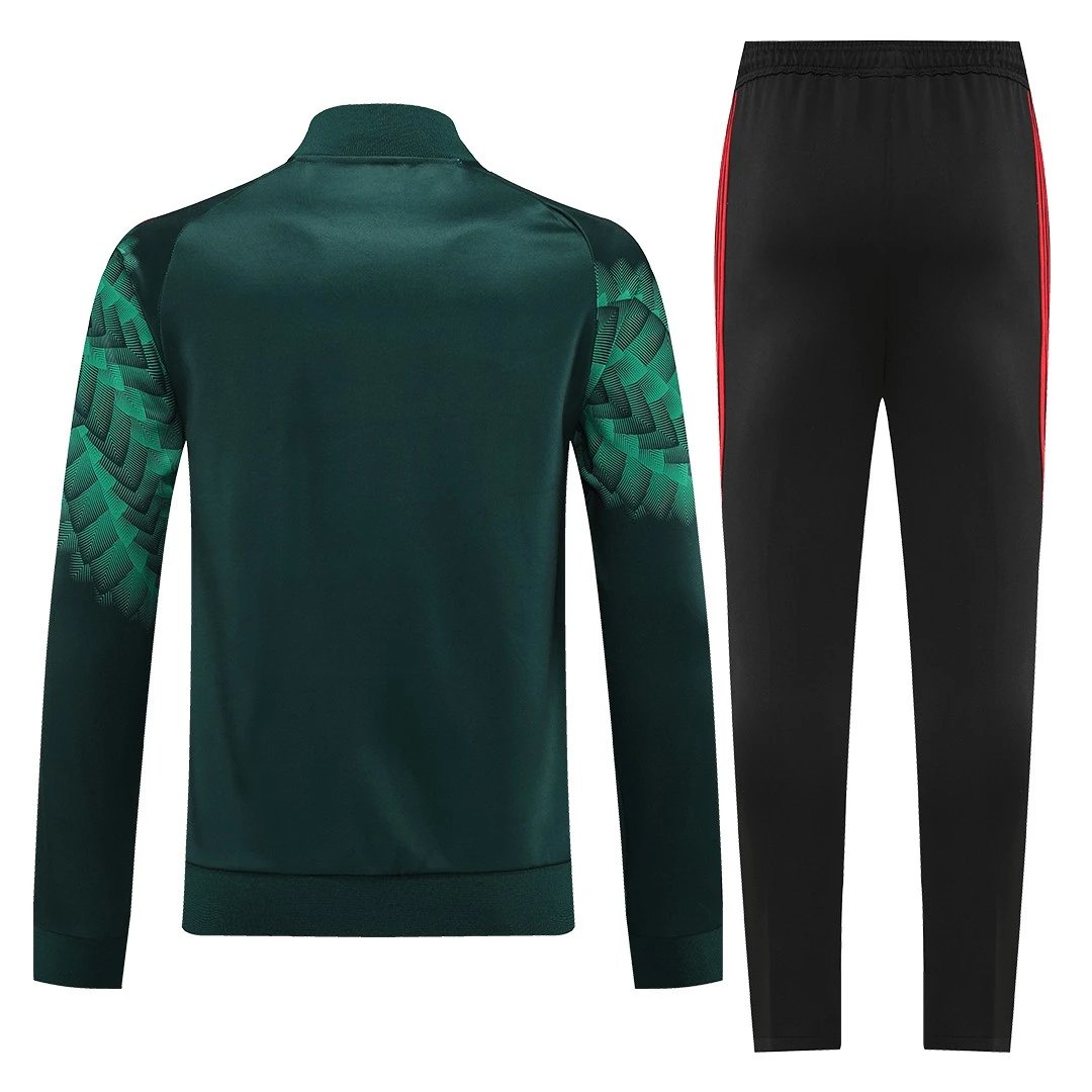 Mexico 2022 Jacket Tracksuit Black Green — QC